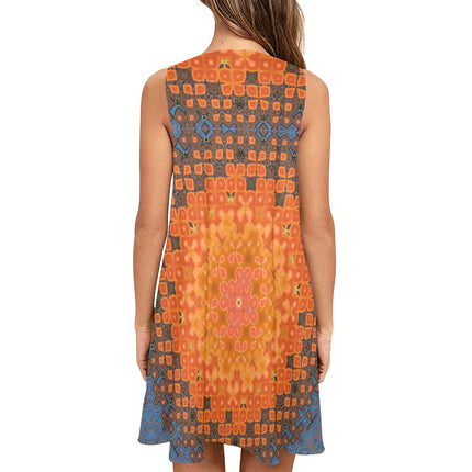 Tank Dress Orange Lily Mandela