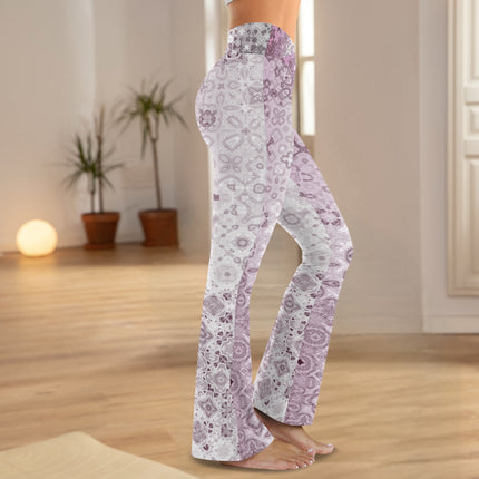 Flare Leggings Pink Glass Ombre