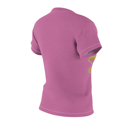 Women's Cut & Sew Tee (AOP) Sunflower Pink