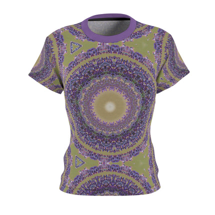 Women's Tee Blooming Sage Geometric