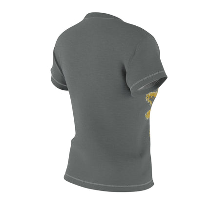 Women's Cut & Sew Tee (AOP) Sunflower Dark Gray