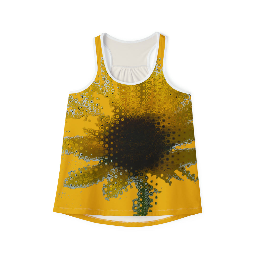 Women's Tank Top (AOP) Sunflower Yellow