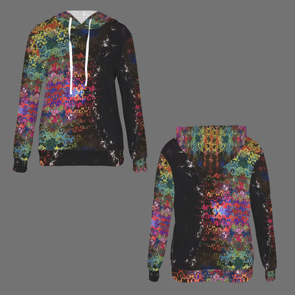 Hoodie Glass Multi Black