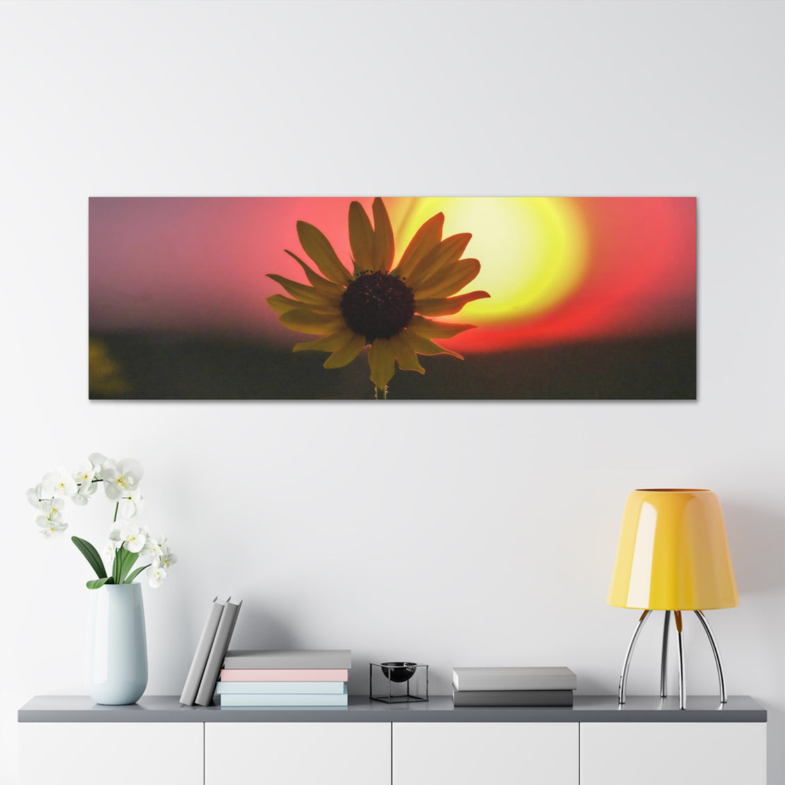 Canvas Gallery Wraps Sunflower Sunset Western South Dakota