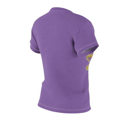 Women's Cut & Sew Tee (AOP) Sunflower Light Purple