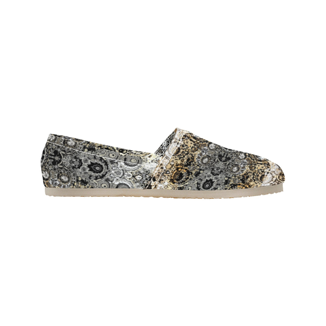 Espadrilles Canvas Shimmering Feathers