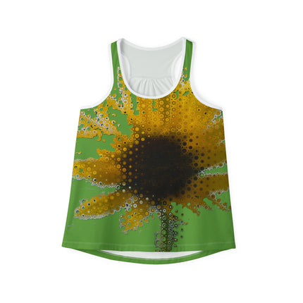 Women's Tank Top (AOP) Sunflower Green