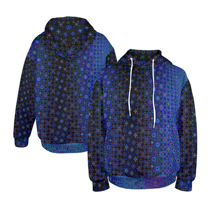 Men's Hoodie Blue Lights