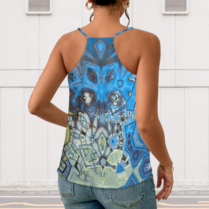 v Neck Cami Old Blue Truck