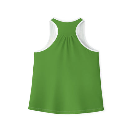 Women's Tank Top (AOP) Sunflower Green