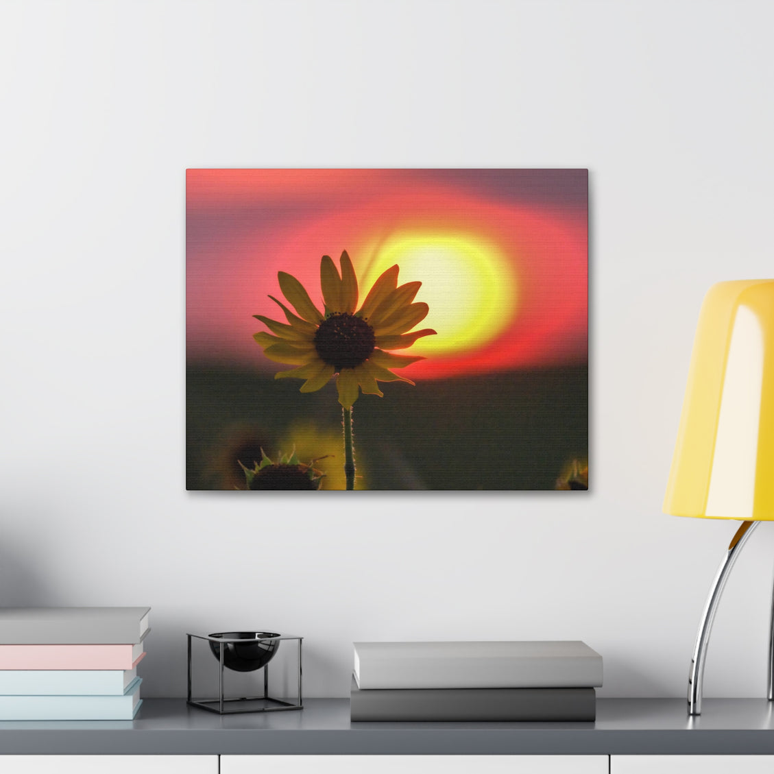 Canvas Gallery Wraps Sunflower Sunset Western South Dakota