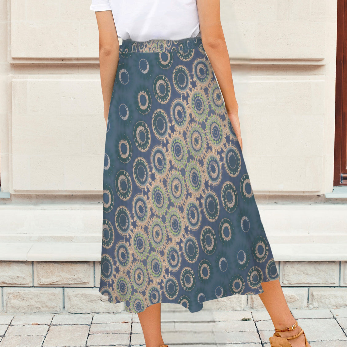 Tie Waist Wrap Skirt Badlands