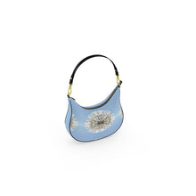 Load image into Gallery viewer, Curve Hobo Bag Blue Dandelion

