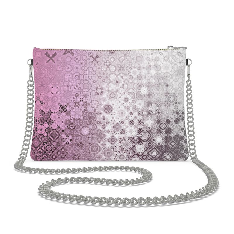 Crossbody Bag Pink Glass Ombre