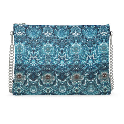 Crossbody Bag Blue Glass