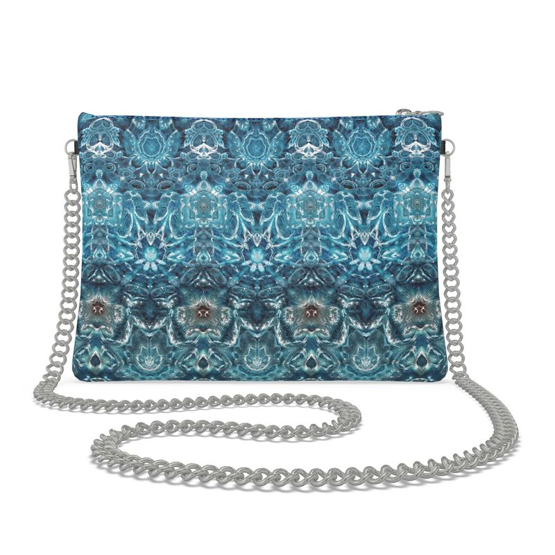 Crossbody Bag Blue Glass