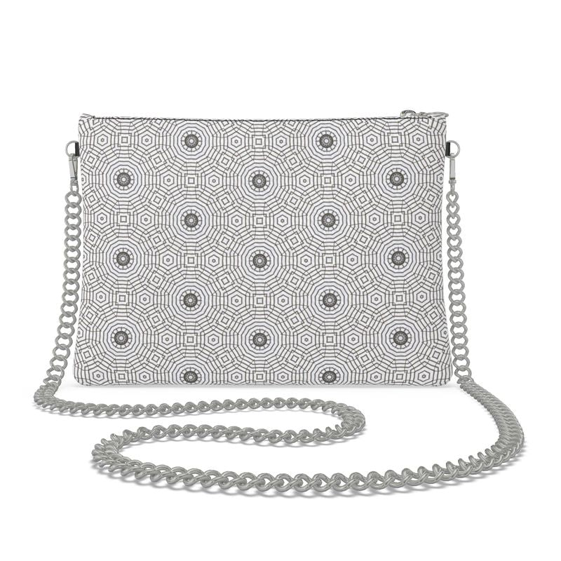 Crossbody Bag Carnival Tile Black & White