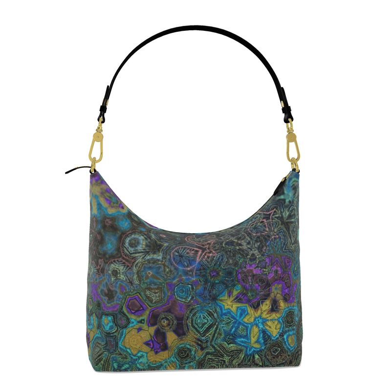 Square Hobo Bag Peacock