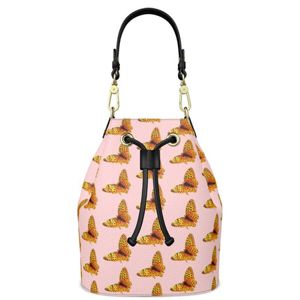 Bucket Bag Butterflies Pink