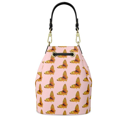 Bucket Bag Butterflies Pink