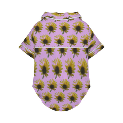 Pet Pajamas Small Sunflower Pink