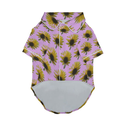 Pet Pajamas Small Sunflower Pink