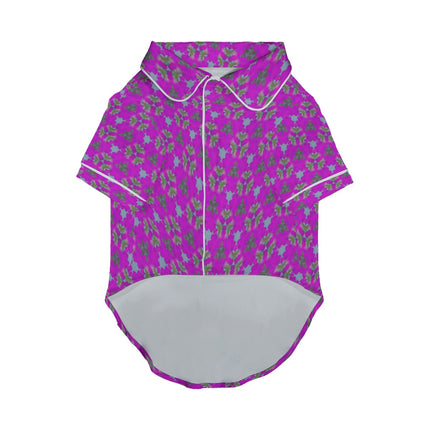 Pet Pajamas Small Fuchsia Floral