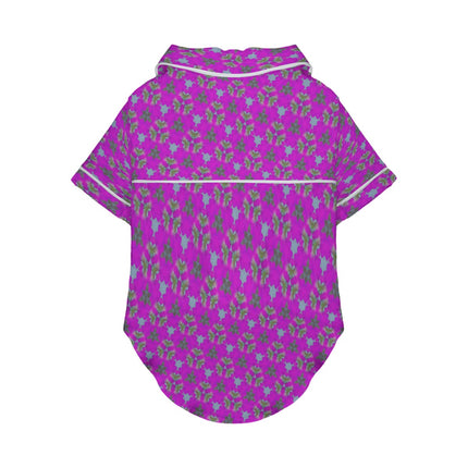 Pet Pajamas Small Fuchsia Floral