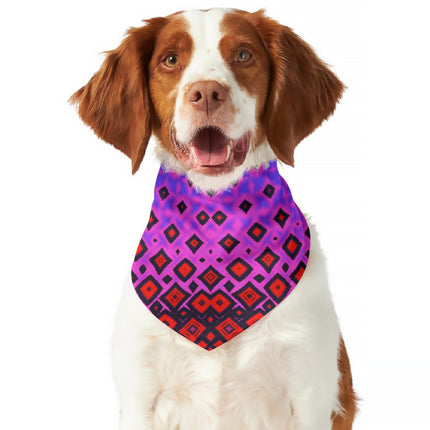 Pet Bandana Reversible Tequila Sunrise