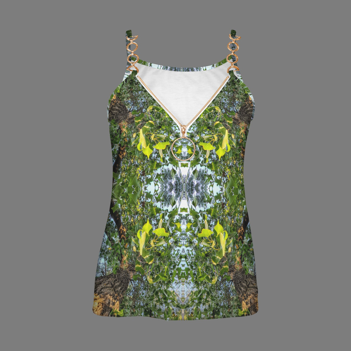 V Neck Chain Cami Cottonwoods