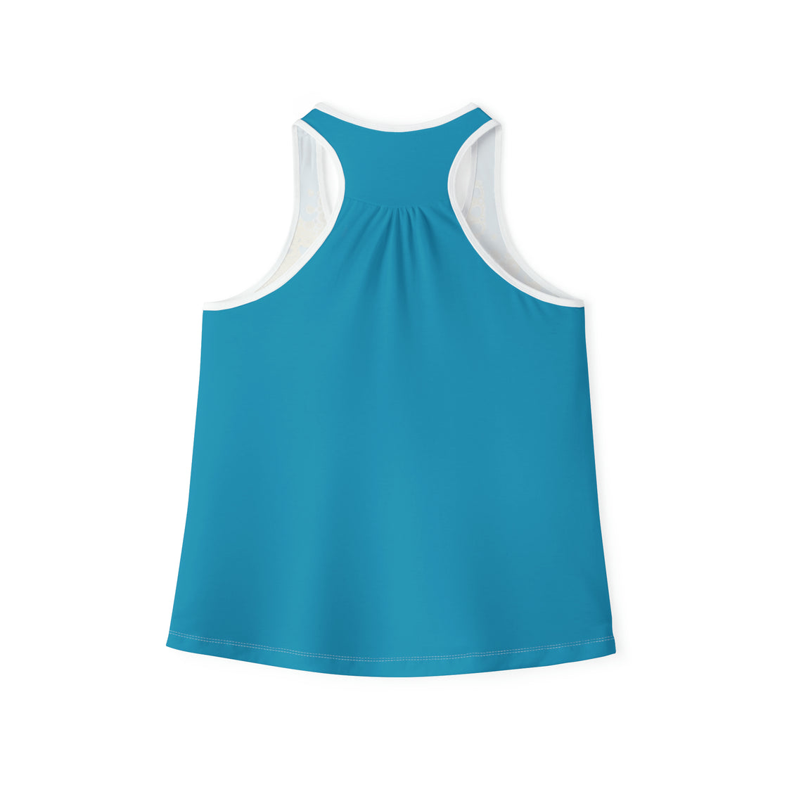 Women's Tank Top (AOP) Sunflower Turquoise