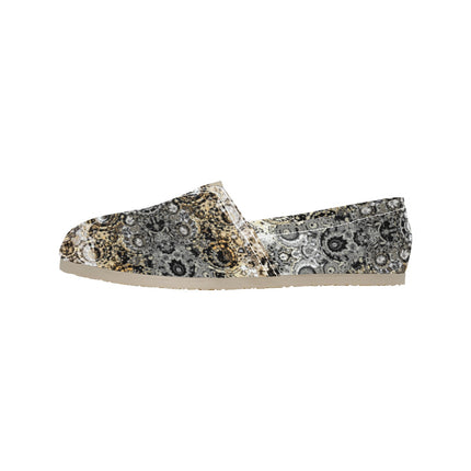 Espadrilles Canvas Shimmering Feathers