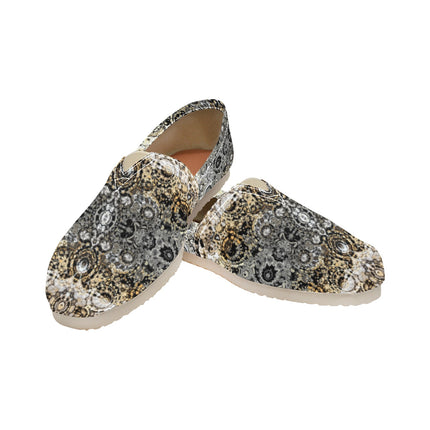 Espadrilles Canvas Shimmering Feathers