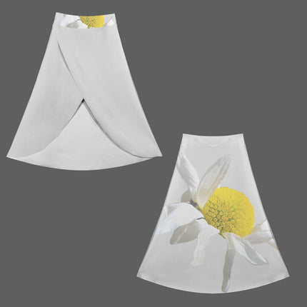 Skort Daisy Gray with Yellow Pockets