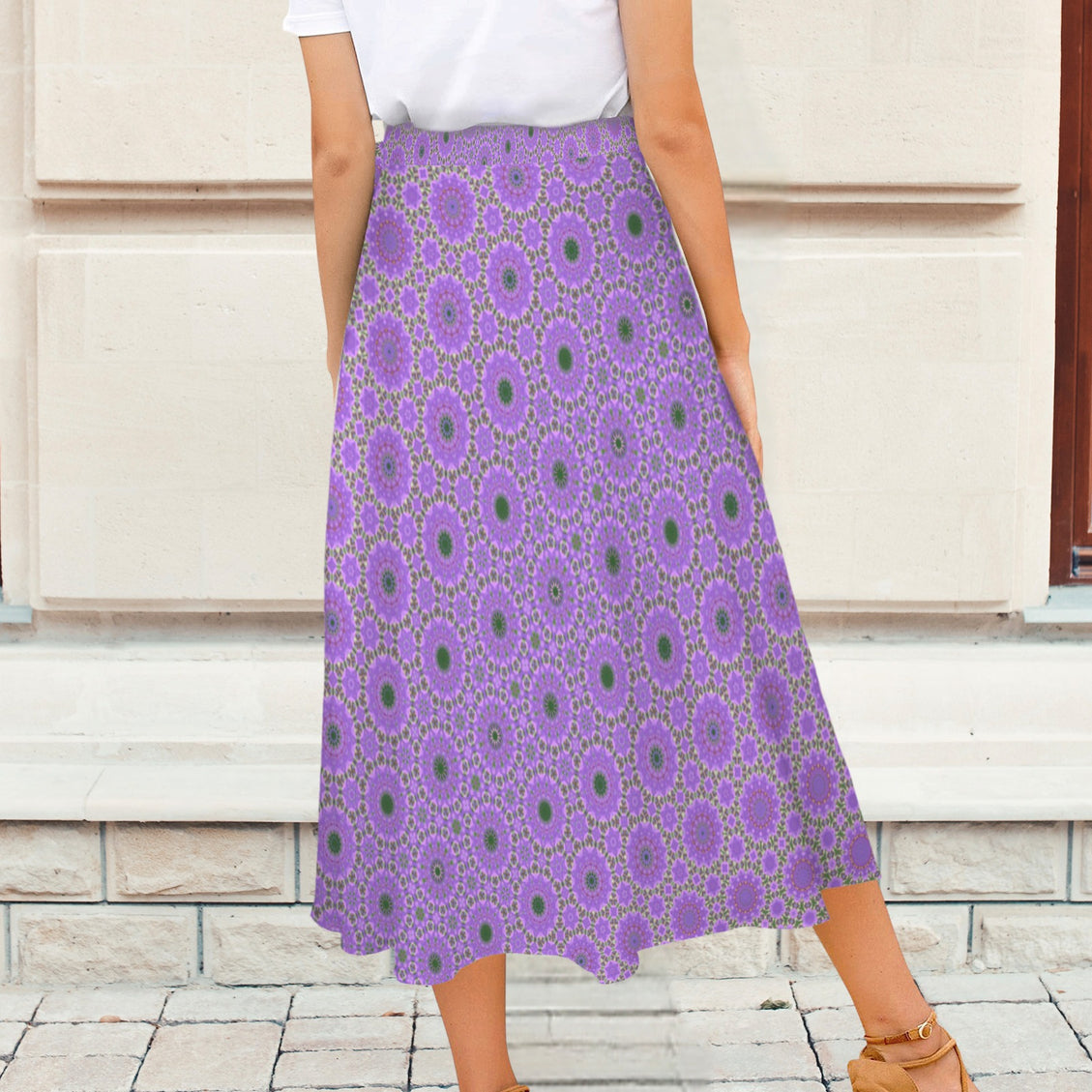 Tie Waist Wrap Skirt Dames Rocket