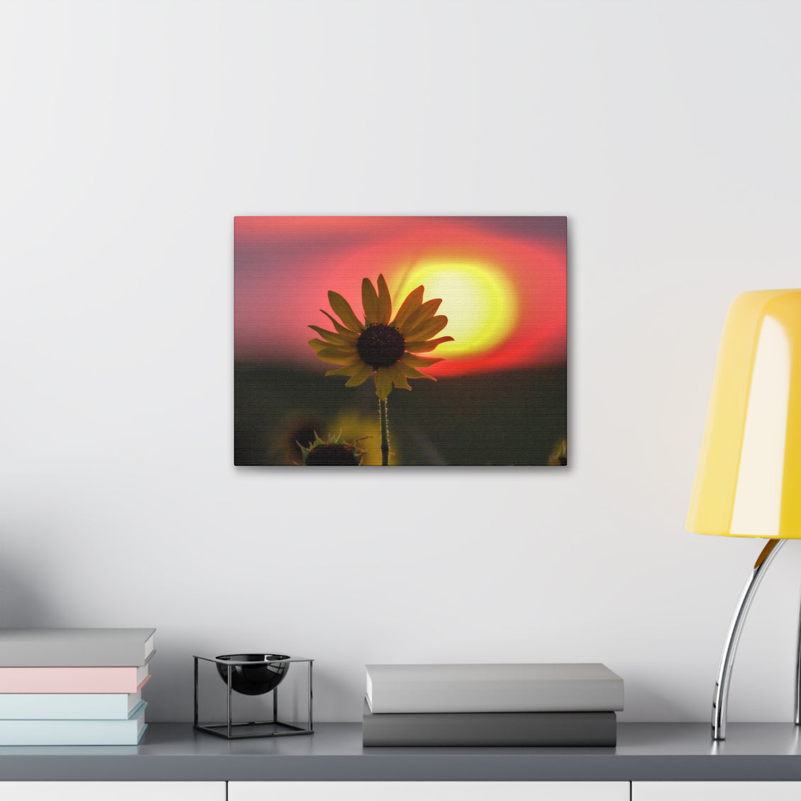 Canvas Gallery Wraps Sunflower Sunset Western South Dakota