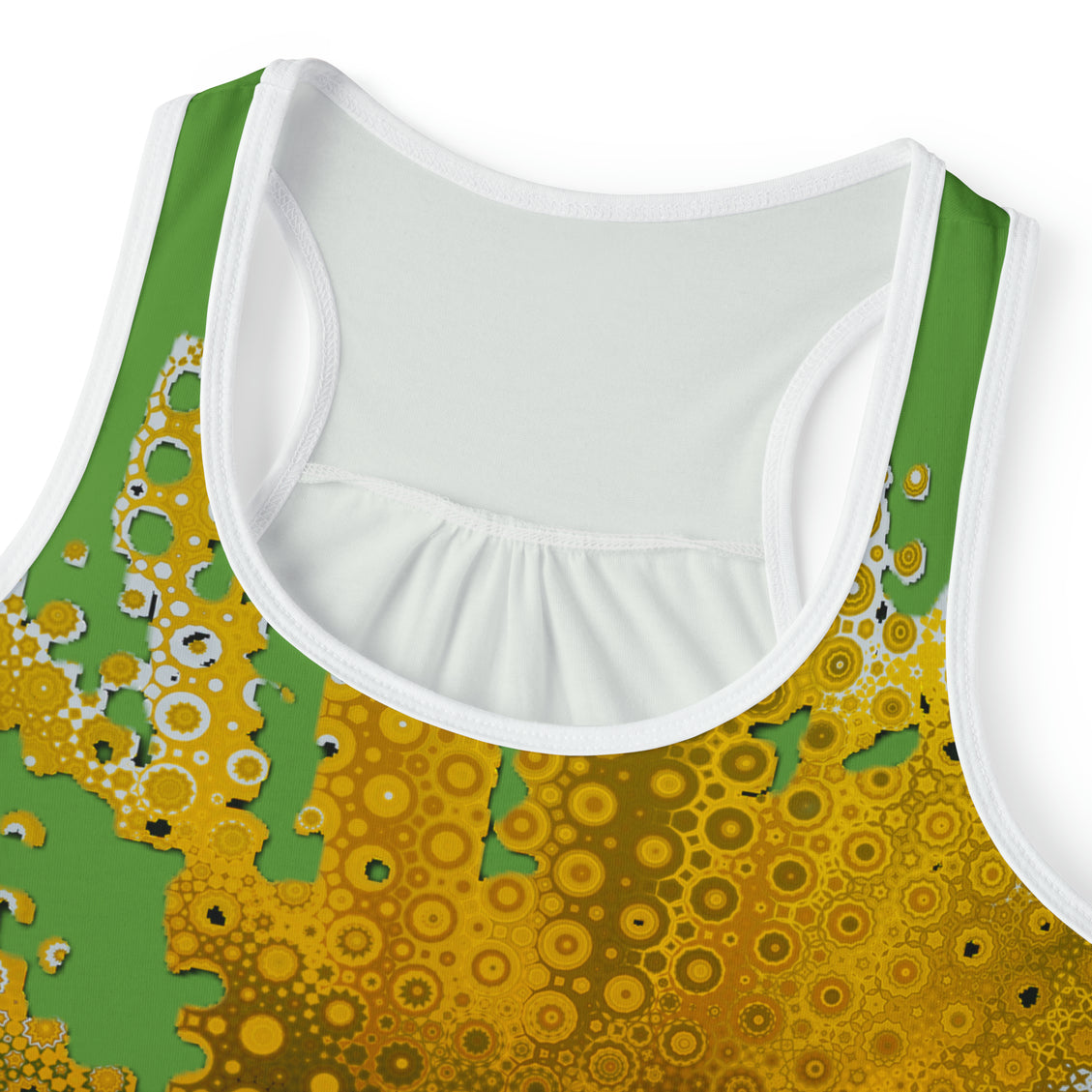 Women's Tank Top (AOP) Sunflower Green