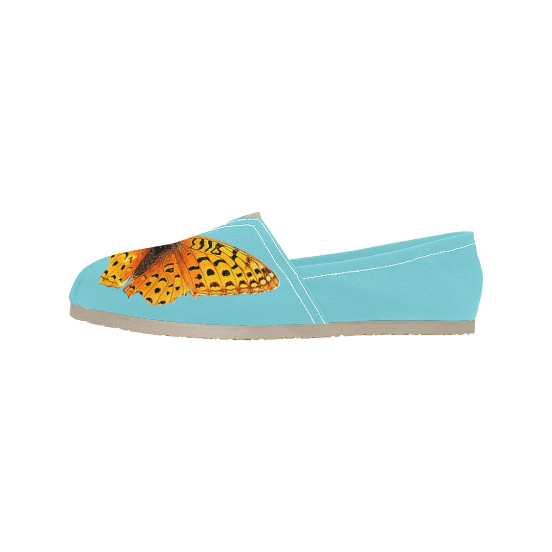 Espadrilles Canvas Butterflies Turquoise