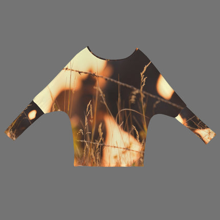 Batwing Long Sleeve Top Horses