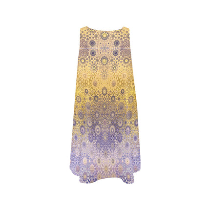 Tank Dress Lavendar and Gold Ombre