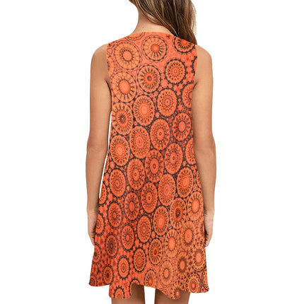 Tank Dress Sunset Orange