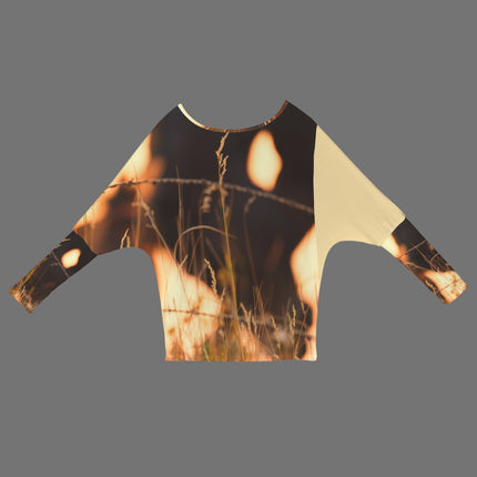 Batwing Long Sleeve Top Horses