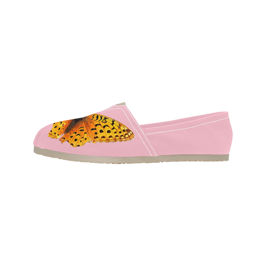 Espadrilles Canvas Butterflies Pink