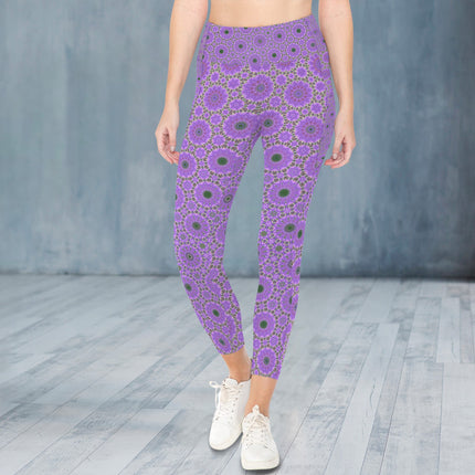 High Waist Pockets Yoga Leggings Dames Rocket