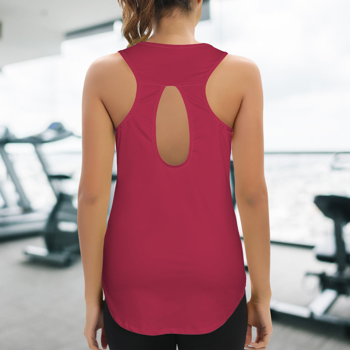 Racer Back Tank Red