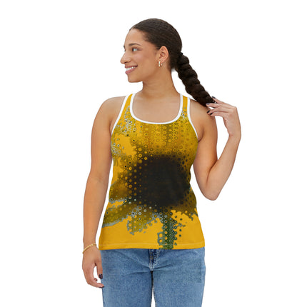 Women's Tank Top (AOP) Sunflower Yellow