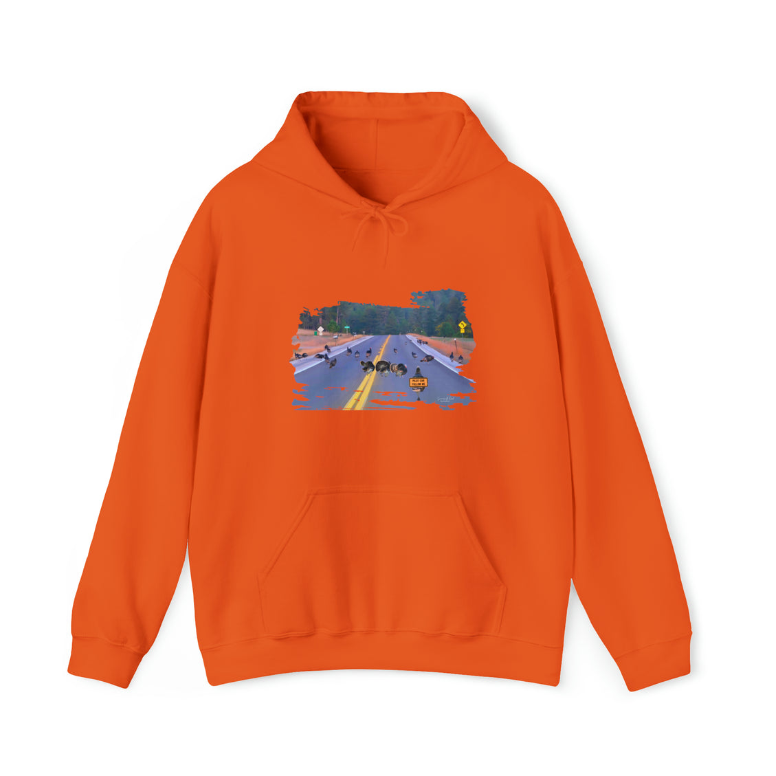 Unisex Heavy Blend™ Hooded Sweatshirt Wild Turkey Pilot Car