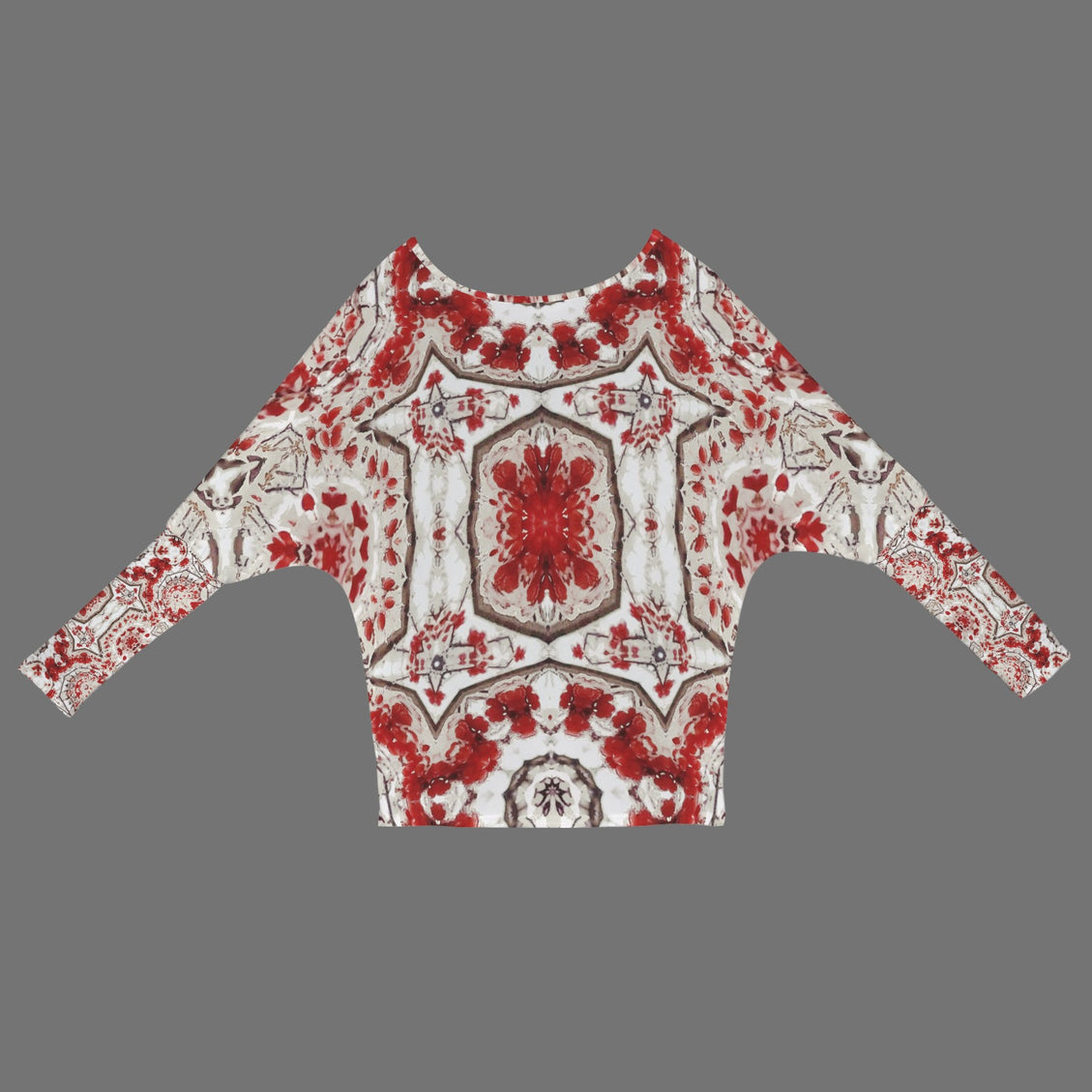 Batwing Long Sleeve Top Frosty Buffalo Berries