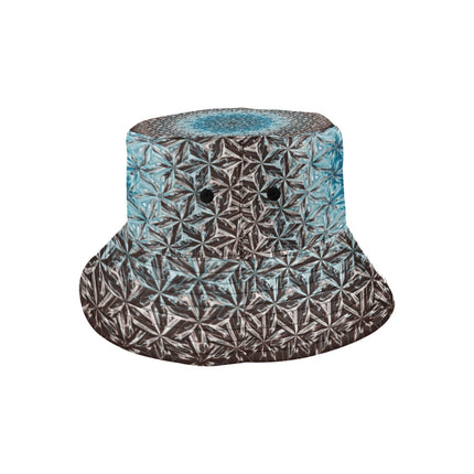 Bucket Hat Unisex Blue Glass Mandela