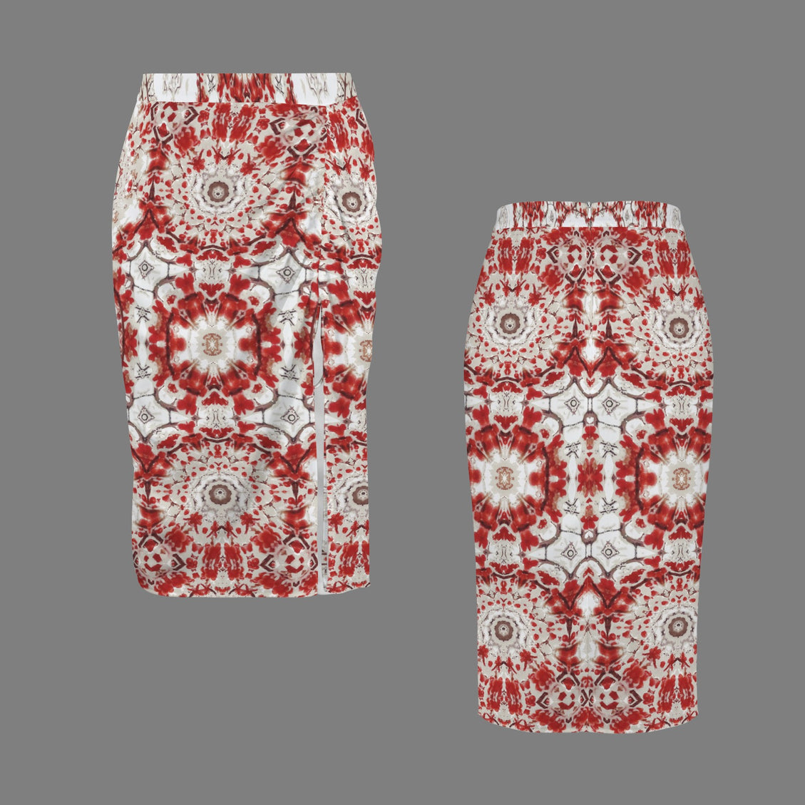 Drawstring Ruched Skirt Frosty Buffalo Berries